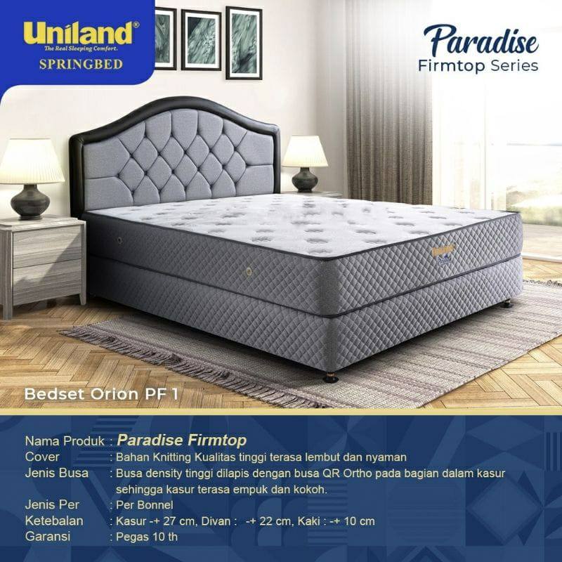Kasur Springbed Uniland Paradise Firmtop Orion