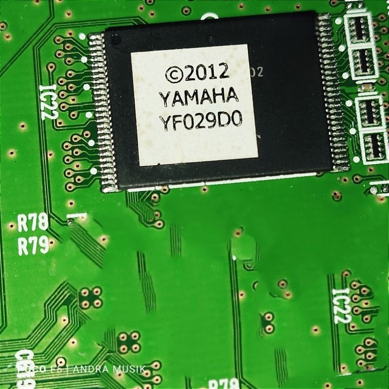 IC flash Yamaha S950 YF029D0 Cabutan Original s 950  Sudah Terisi Tinggal Pakai