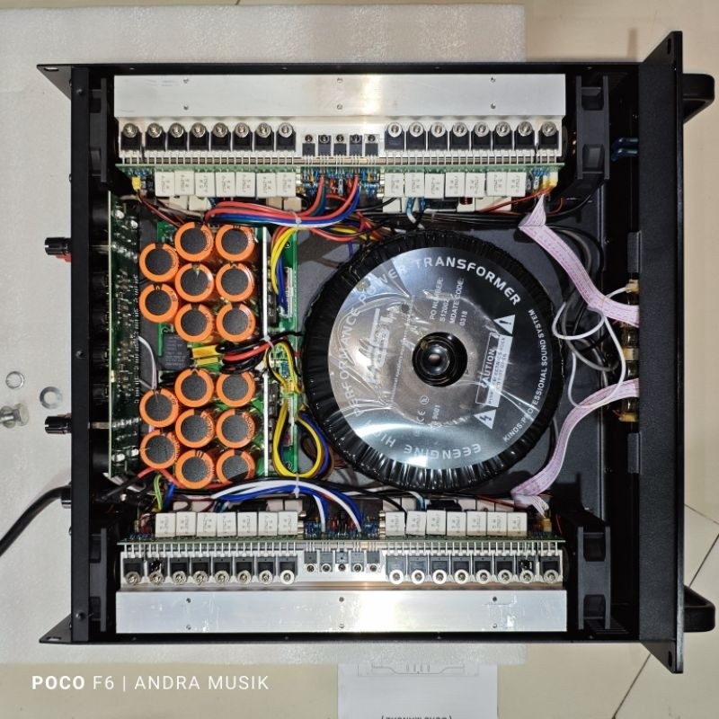 Kesing Box Power amplifier Model HMD48 Ashley dan Fest 2U 4 chanel Body Komplit aksesoris Bodi Casin