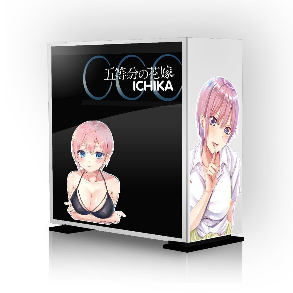 The Quintessential Quintuplets Nakano Miku Nakano Itsuki anime peripherals computer console makeover