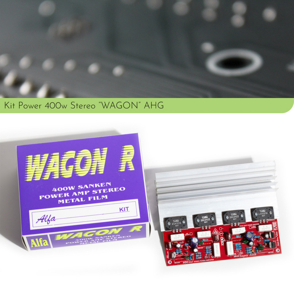 Kit Rakitan Power Wagon Stereo 400w 400 watt Sanken 2922 / 1216 by AHG Alfa
