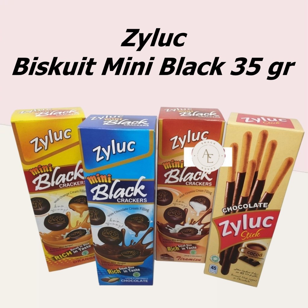 Zyluc Biskuit Mini Black Crackers netto 35 gr