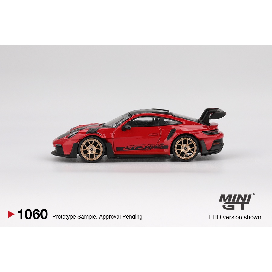 MINIGT 1/64 Porsche 911 (992) GT3 RS Weissach Package Guards Red MGT01060-CH Car Alloy Diecast Metal