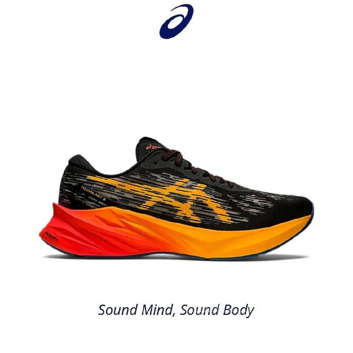 ASICS Men Novablast 3 Black Amber