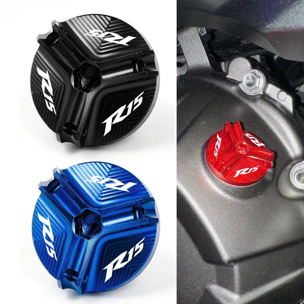 Motorcycle Accessories Engine Oil Filler Cap Oil Plug Cover For Yamaha YZF-R15 YZFR15 YZF R15 V3 V4