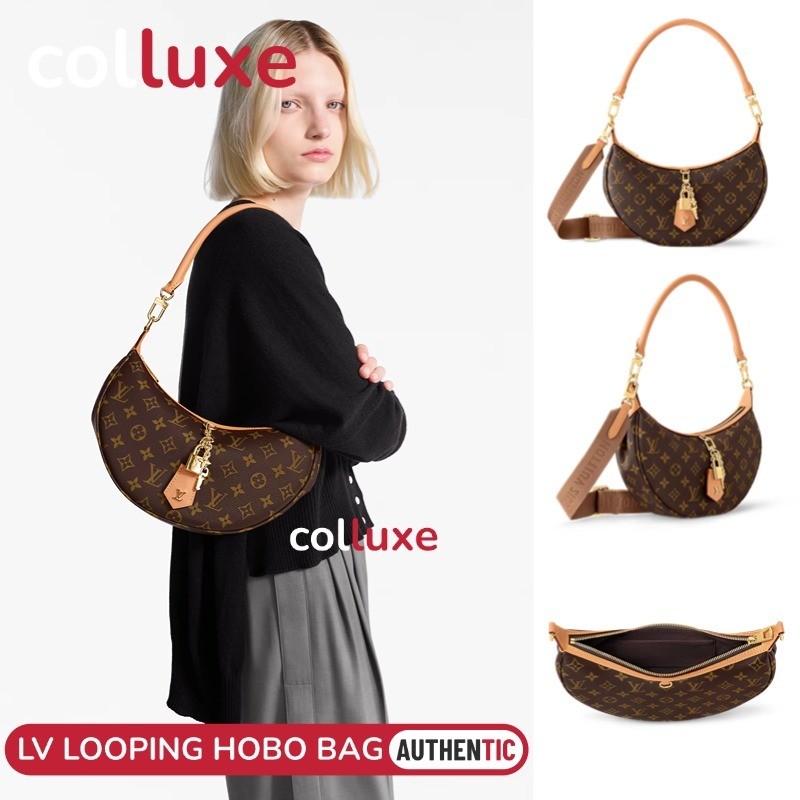 2025 NEW  Louis Vuitton LV Model tas Looping Hobo Bag Shoulder Bag