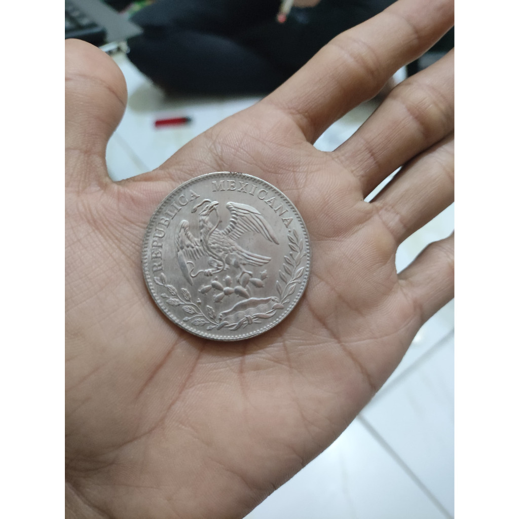 Uang Koin Kuno Langka Republika Mexicana Replika