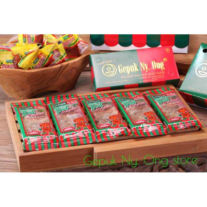 Gepuk Ny.Ong rasa beef original ( khusus gojek dan grab )
