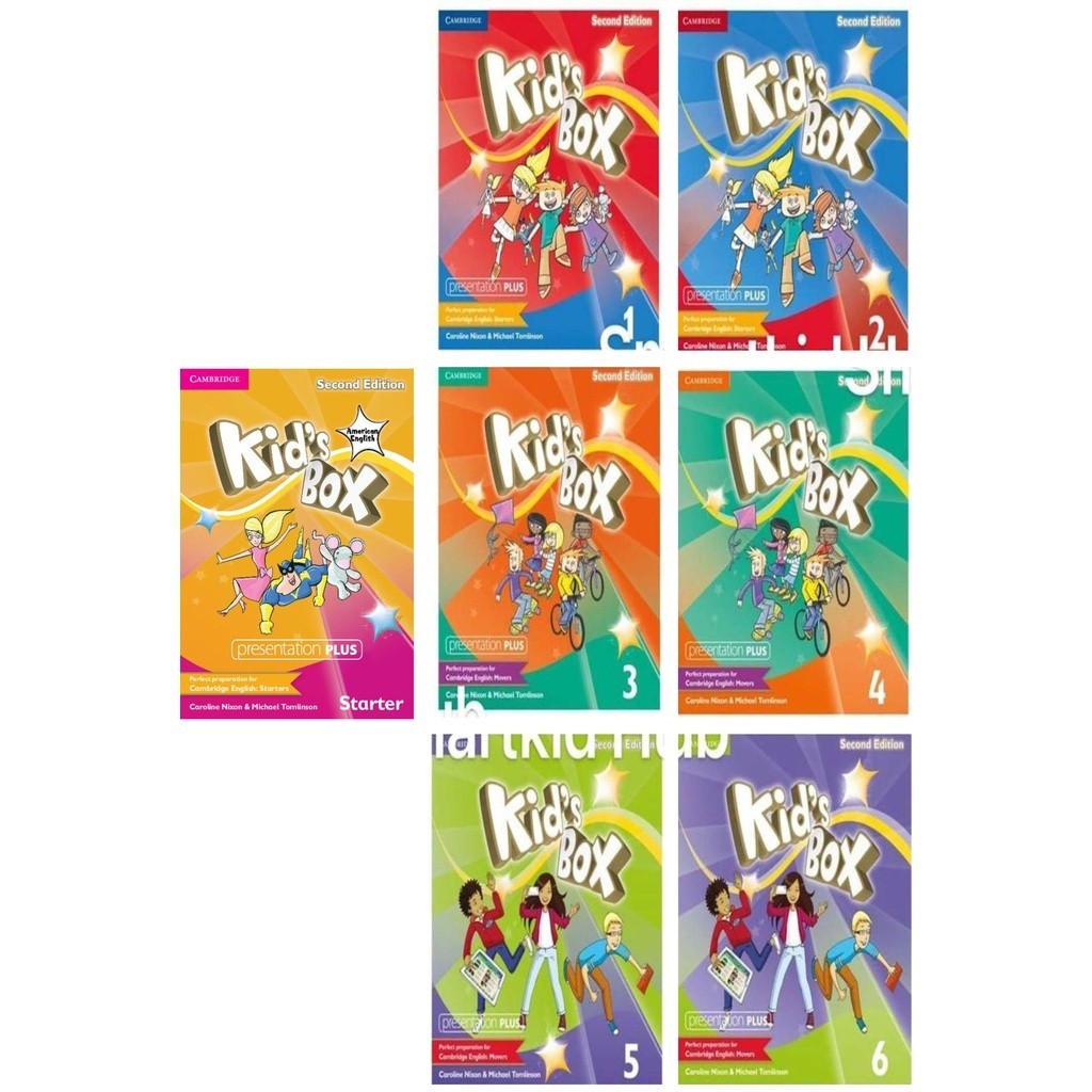 Kid Box 2nd Edition Student Book (Full Color) & Activity Book (Black & White) Starter 1 2 3 4 5 6
