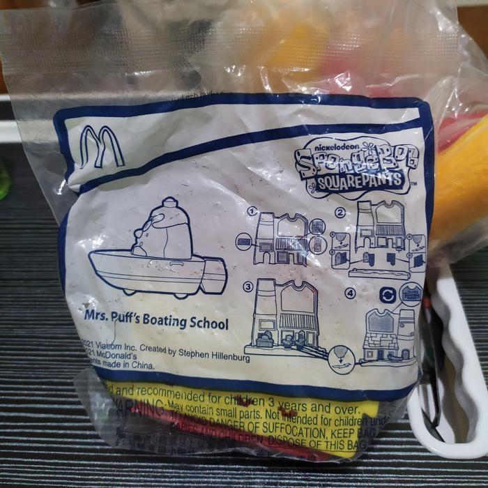 Mrs Puff Boating School - Spongebob SquarePants - Happy Meal MC Donald TaO 