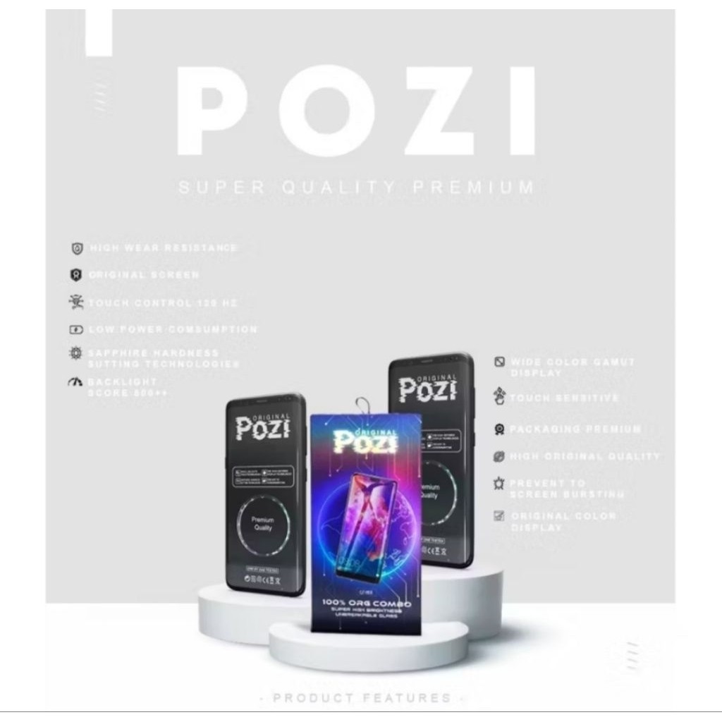 [LCD POZI] LCD POZI POZY + TS  LCD HP KOMPATIBLE VIVO Y20/Y12S/Y20S/Y15S/Y01 BLACK ORG POZI/ TOPABLE
