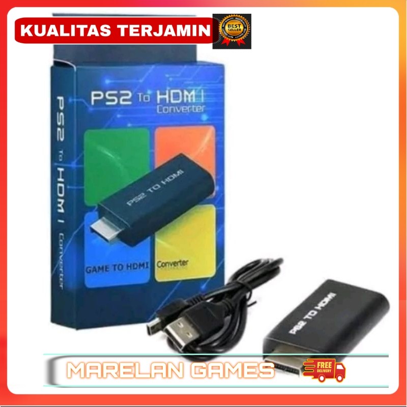 converter ps2 to hdmi/sambungan ps2 ke tv led