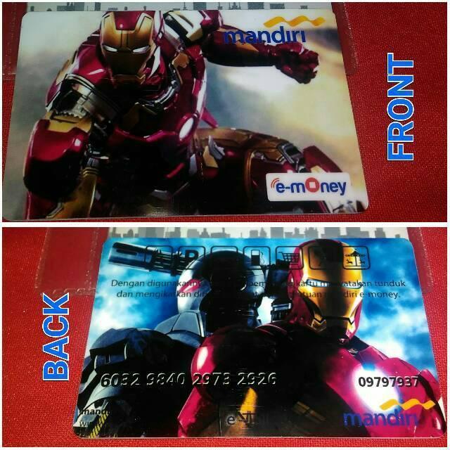 READYY Emoney / E-Money Custom Edisi Iron Man