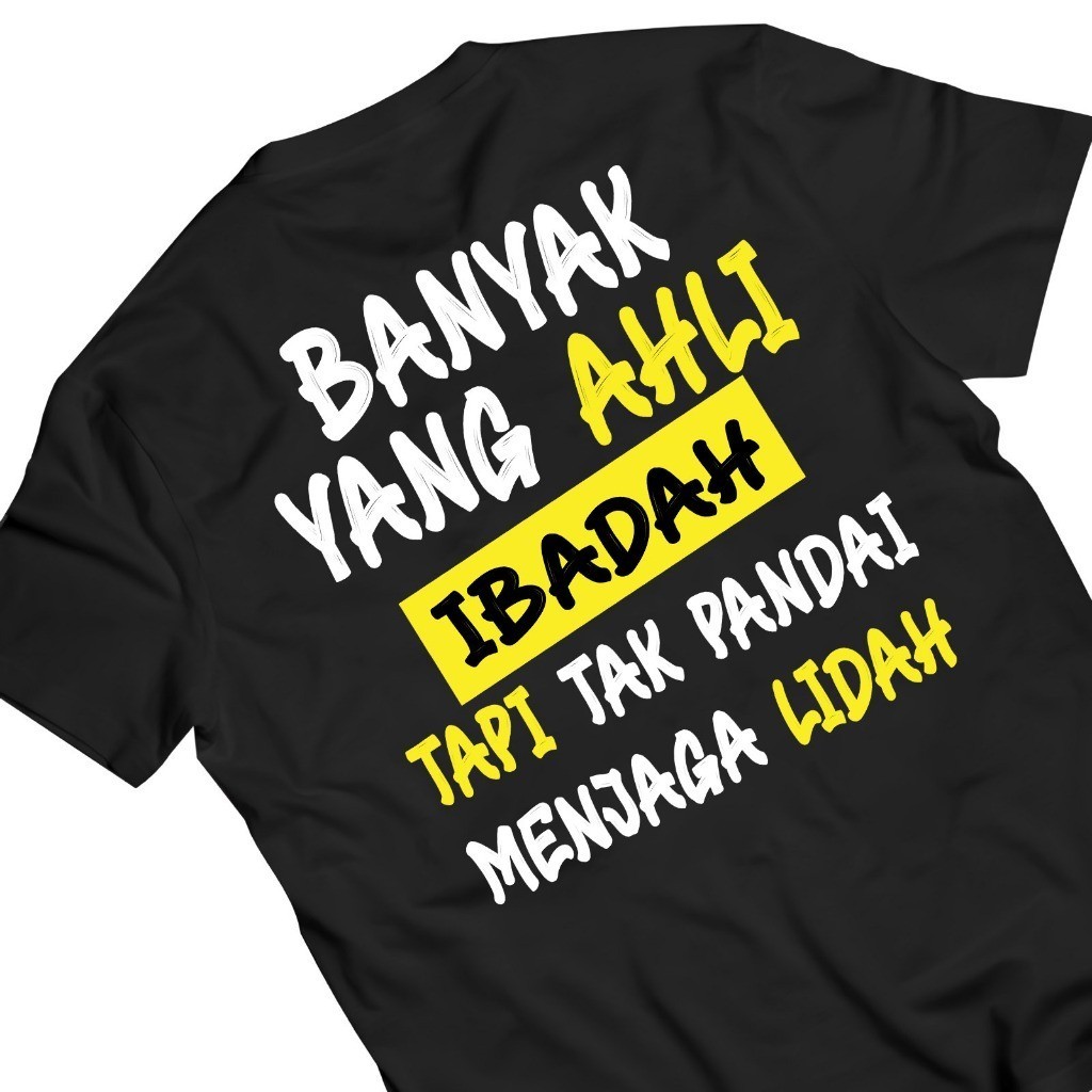 Kaos Kata-Kata Sindiran Pekerja Nonstop – Kaos Distro Pria Dewasa Cotton Combed