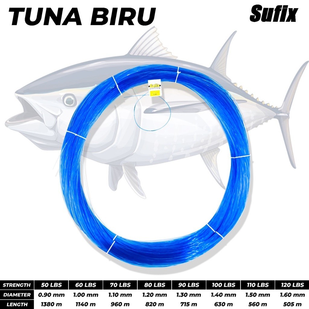 SENAR PANCING SUFIX BIRU TUNA