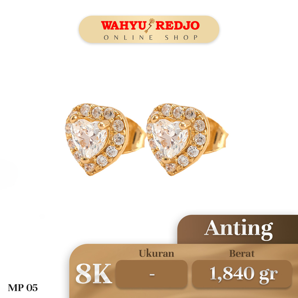 Anting Tusuk Emas Kadar 8K Wahyu Redjo AN-8K-29787995