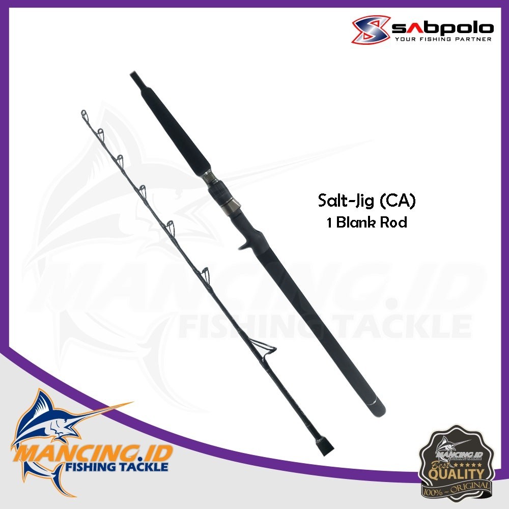 SABPOLO SALT-JIG CA Rod Joran Casting Pancingan Jigging Murah Kuat