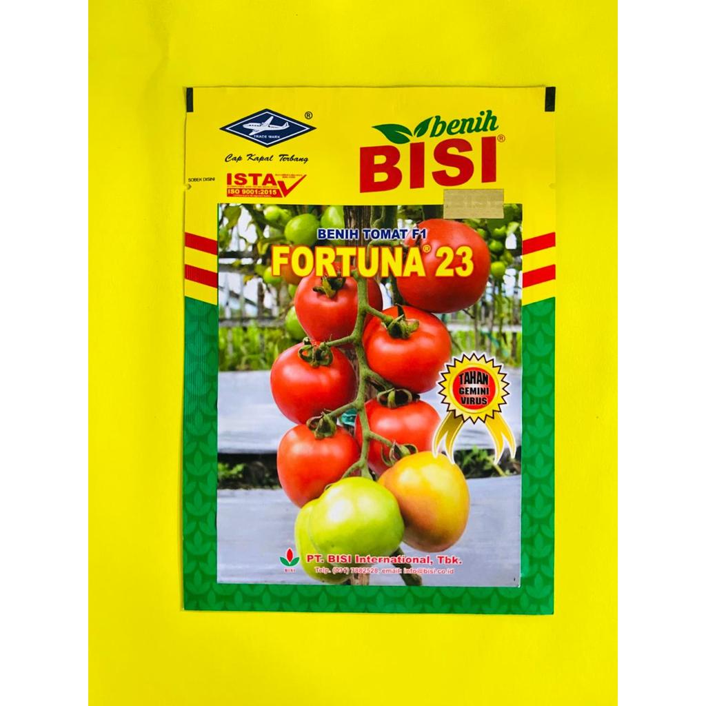 Benih tomat dataran rendah f1 FORTUNA 23 isi 5gr tahan virus gemini dari BENIH BISI