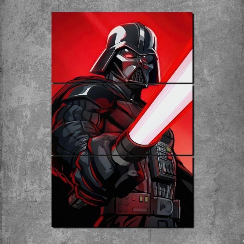Hiasan dinding aesthetic  Poster dinding starwars 1 set Pajangan Wall decor