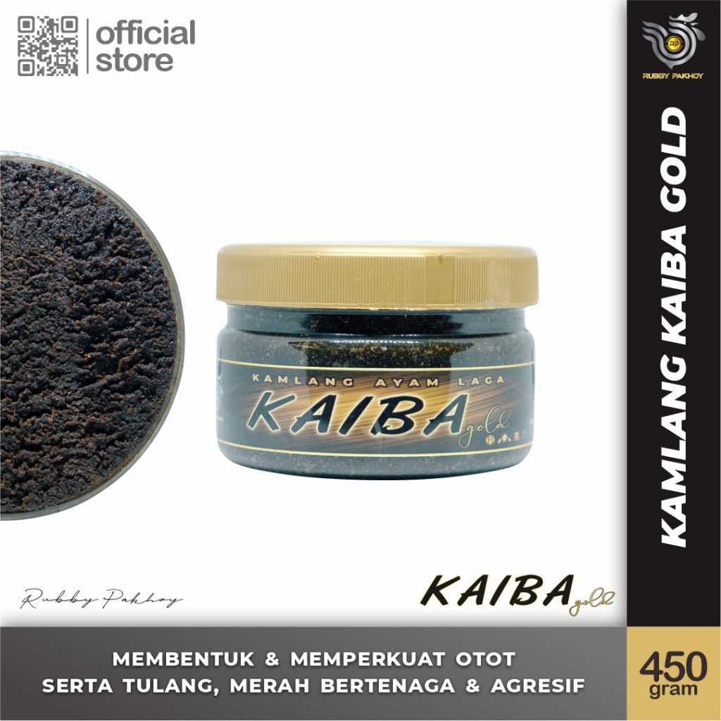 Doping Racikan Germo JAMU AYAM  KAIBA GOLD ( 400gr ) OTOT CEPAT TUMBUH AYAM MERAH AGRESIF  TERLARIS 