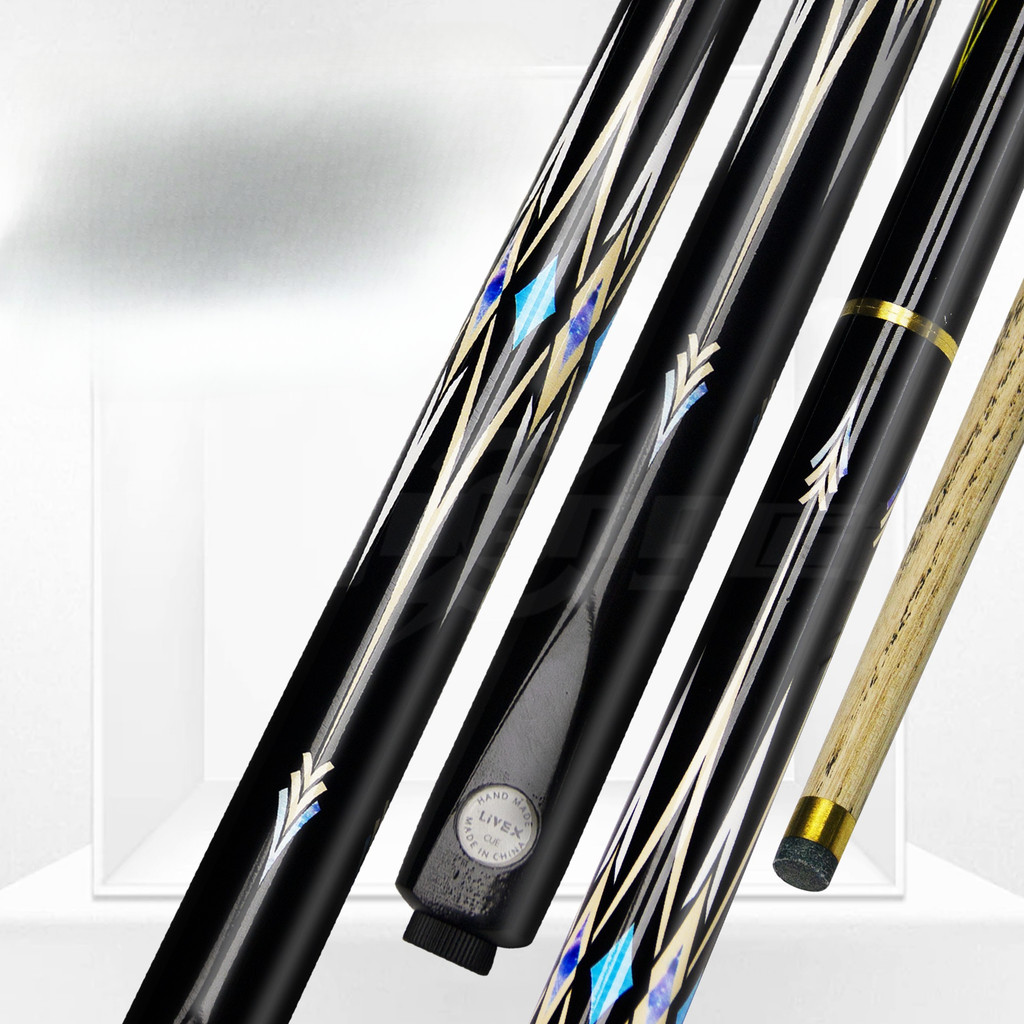 Professional 10mm Snooker Cue Stick with Brass ExplosionProof Joint White Ash Pool Cue 8Pool, 9Ball,