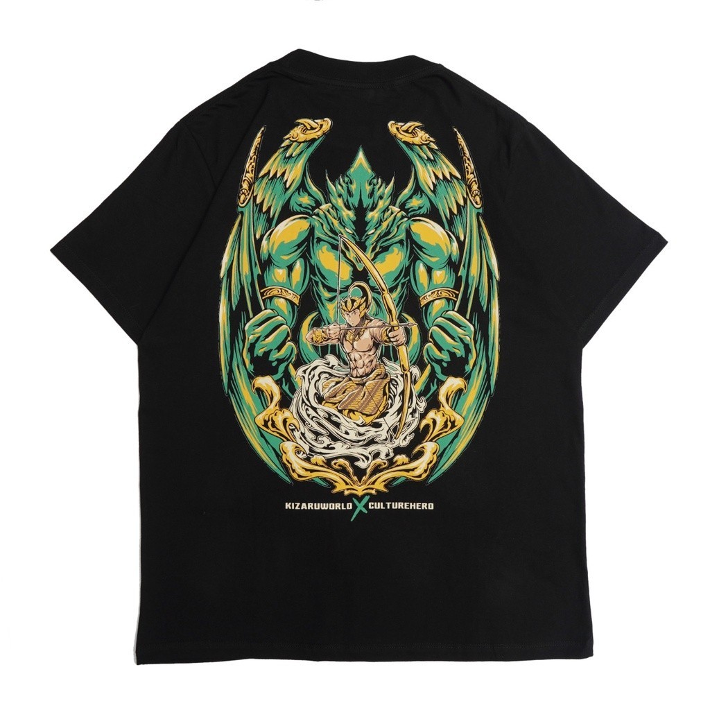 KIZARU X CULTURE HERO Collaboration: ARJUNA Kaos Pria