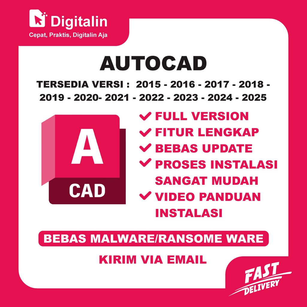 AutoCAD 2026 Full Version Original No Trial Lifetime + Panduan Instalasi (WIN & MAC) | Version 2015 