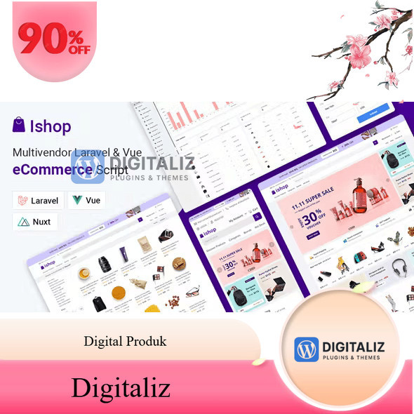 Ishop  Multivendor Laravel & Vue eCommerce CMS