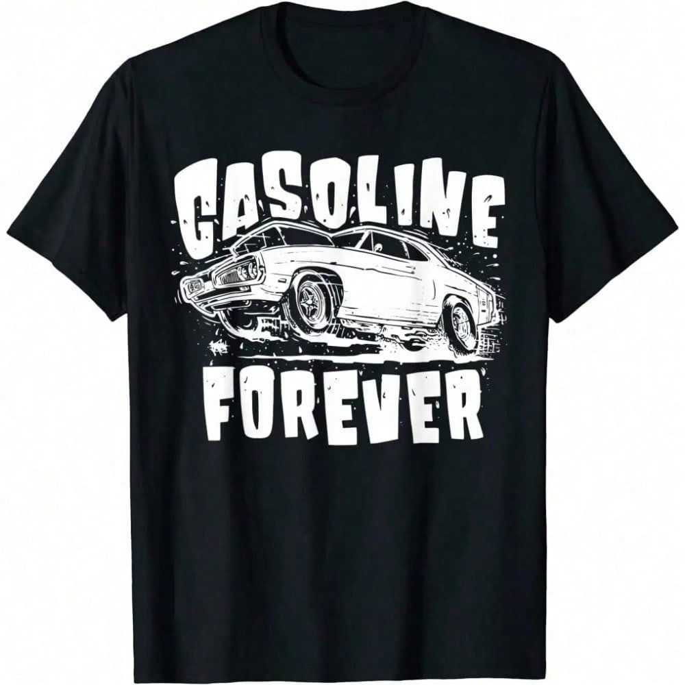 Gasoline Forever Funny Gas Cars Tees T-Shirt