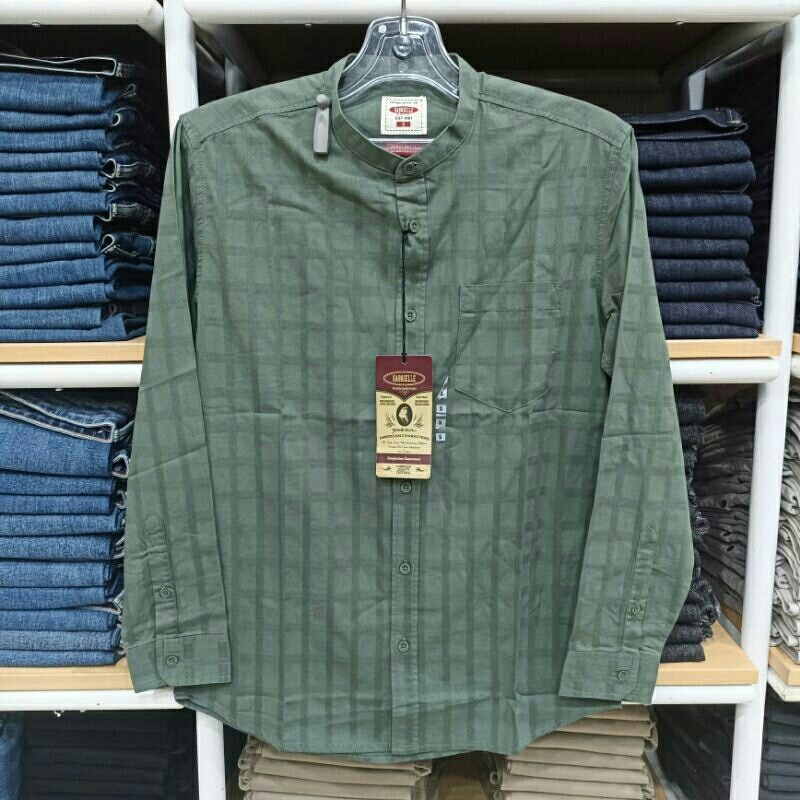 BIG SALLE gabrielle kemeja koko / baju taqwa / baju muslim reguler fit lengan panjang original