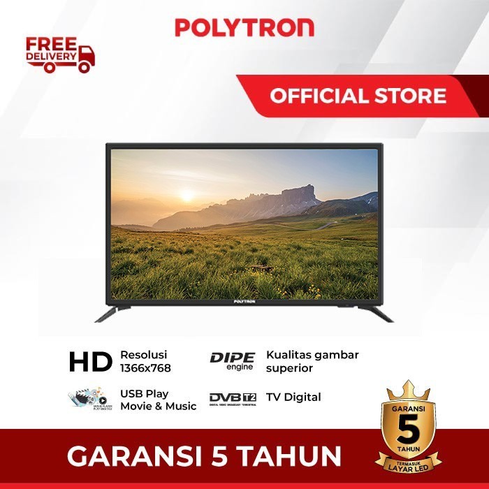 TV LED SMART Polytron 24" / TV Polytron SMART 24" / LED POLYTRON SMART 24" / TV SMART 24"