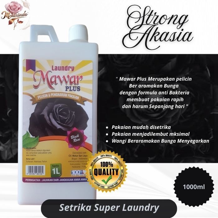 MAWAR Pelicin dan pengharum pakaian ( strong akasia )