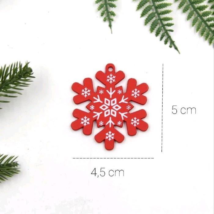 Hiasan Natal Kayu, Hiasan Pohon Natal, Hiasan Hampers Natal