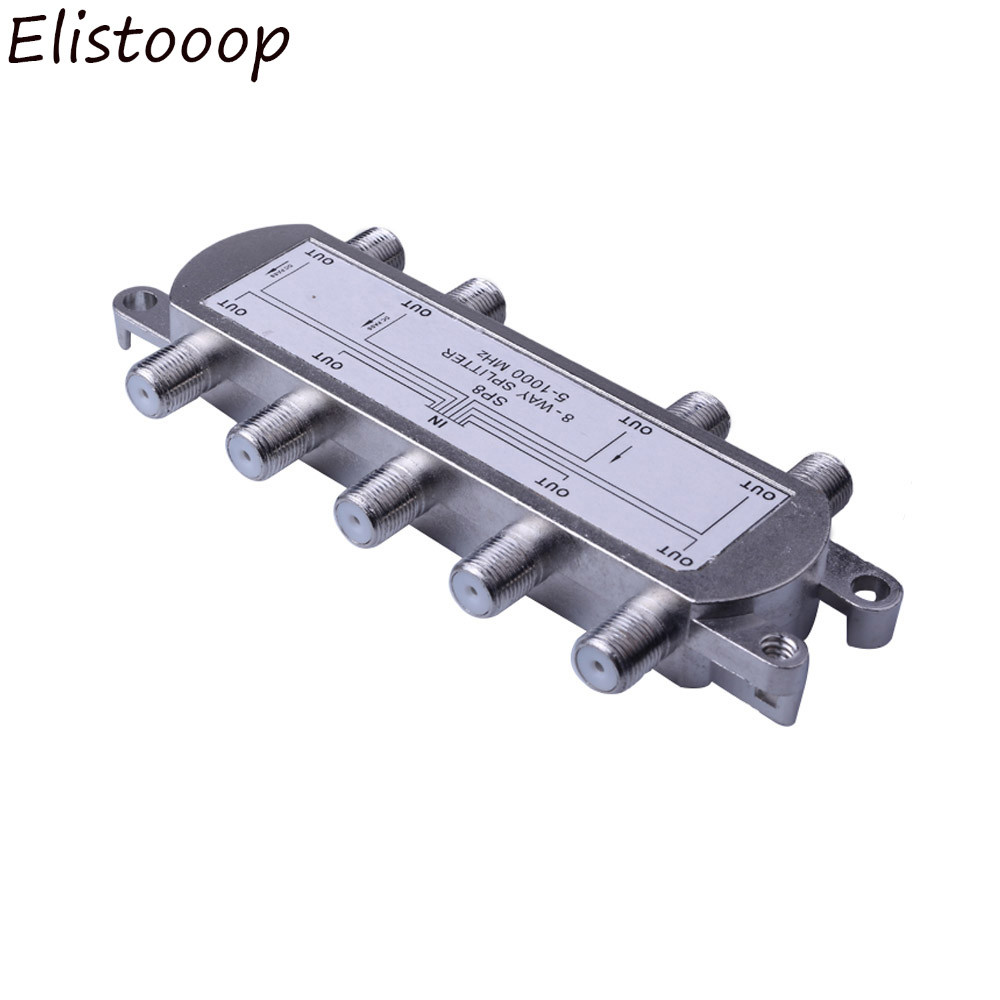 8 Way Port TV Signal Satellite Sat Coaxial plexer Combiner Splitter  For TV Signal Splitter