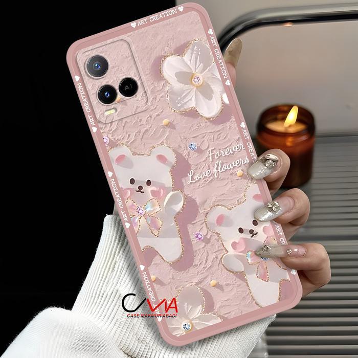 Case kompatibel Untuk Vivo Y21/Y21s/Y21a/Y21t/Y33s/Y33t Softcase Protect Camera Hp Silikon Casing Ha