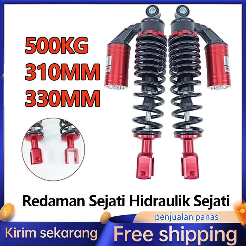 Shockbreaker Tabung Atas 310MM 330MM Belakang Motor Matic Shock Motor Adjustable Empuk Nyaman / Shoc