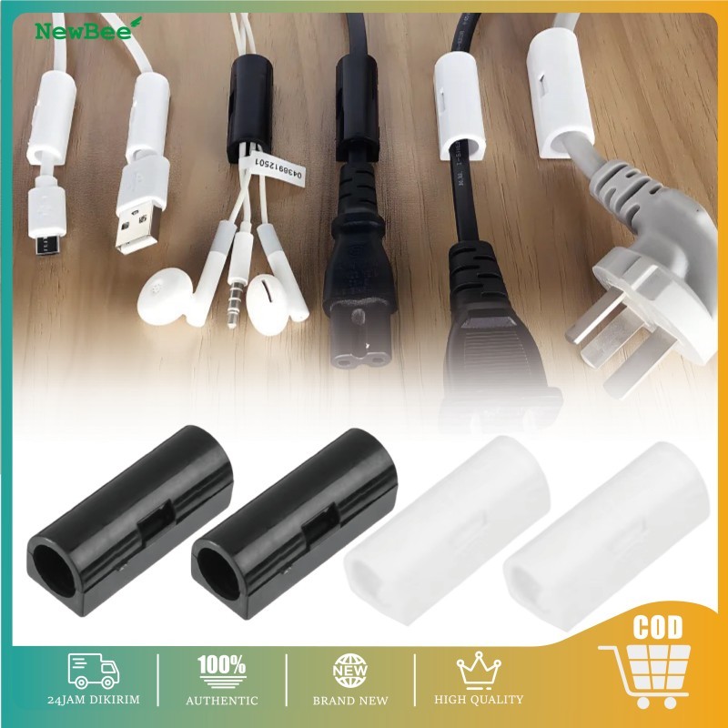 20PCS/Set Klip Kabel Organizer Cable Clip Tempel Per Pack Pengikat Kabel Cable Clip Organizer Serba 