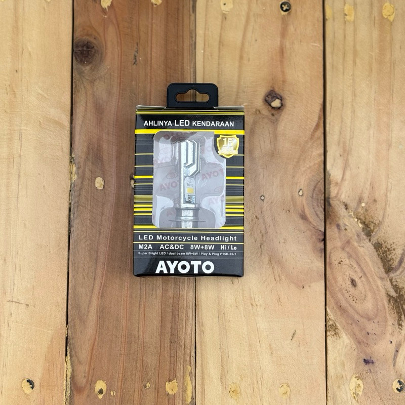 Lampu LED motor AYOTO M2A H6 AC/DC BEBEK/MATIC /DOP k1 AYOTO M2A H6