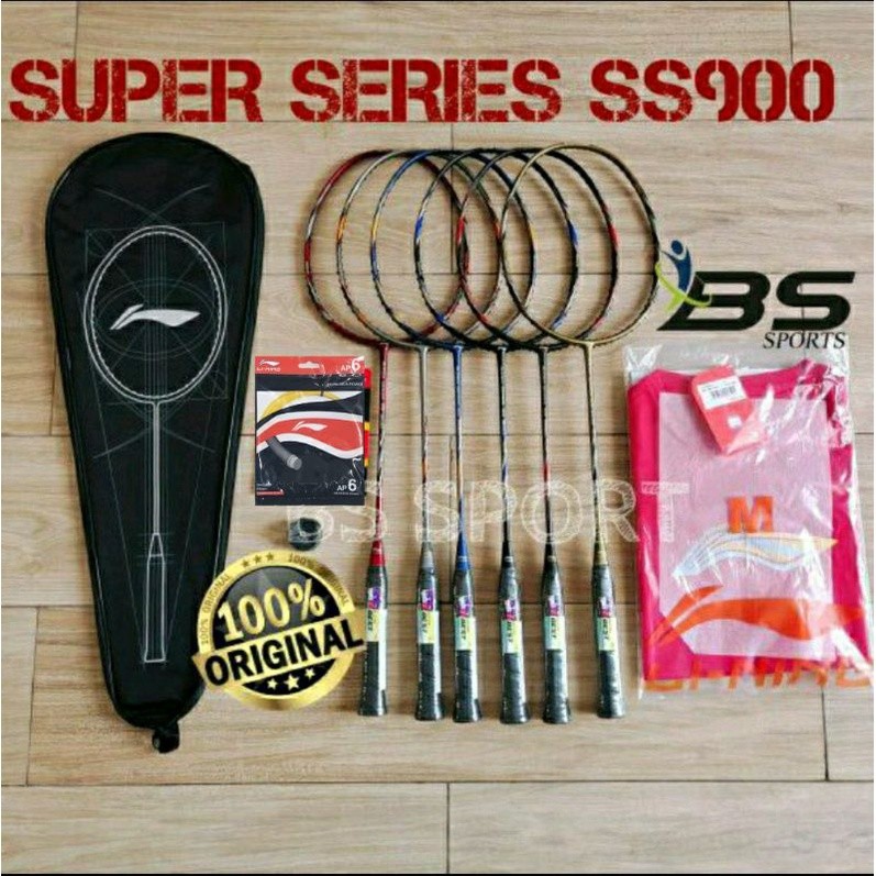 RAKET BADMINTON LINING SUPER SERIES SS900 SS 900 ORIGINAL