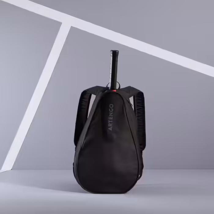 ARTENGO Tas Raket Tenis 100 BP - Hitam - Ref. 8581375