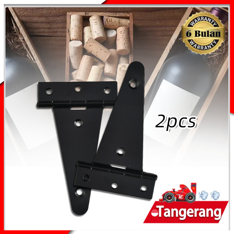 2pcs Engsel Pintu Garasi / Engsel T / Engsel Gudang / Engsel Garasi / Hinge Pintu Gudang Garasi