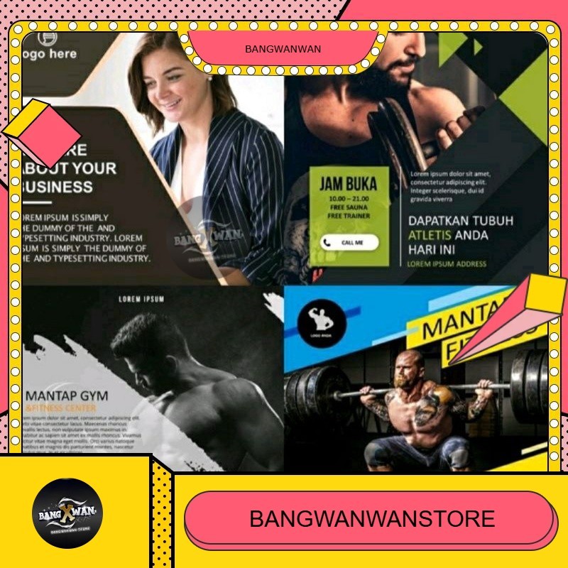 PROMO 600++ Template Desain Instagram Feed Katalog Produk UMKM