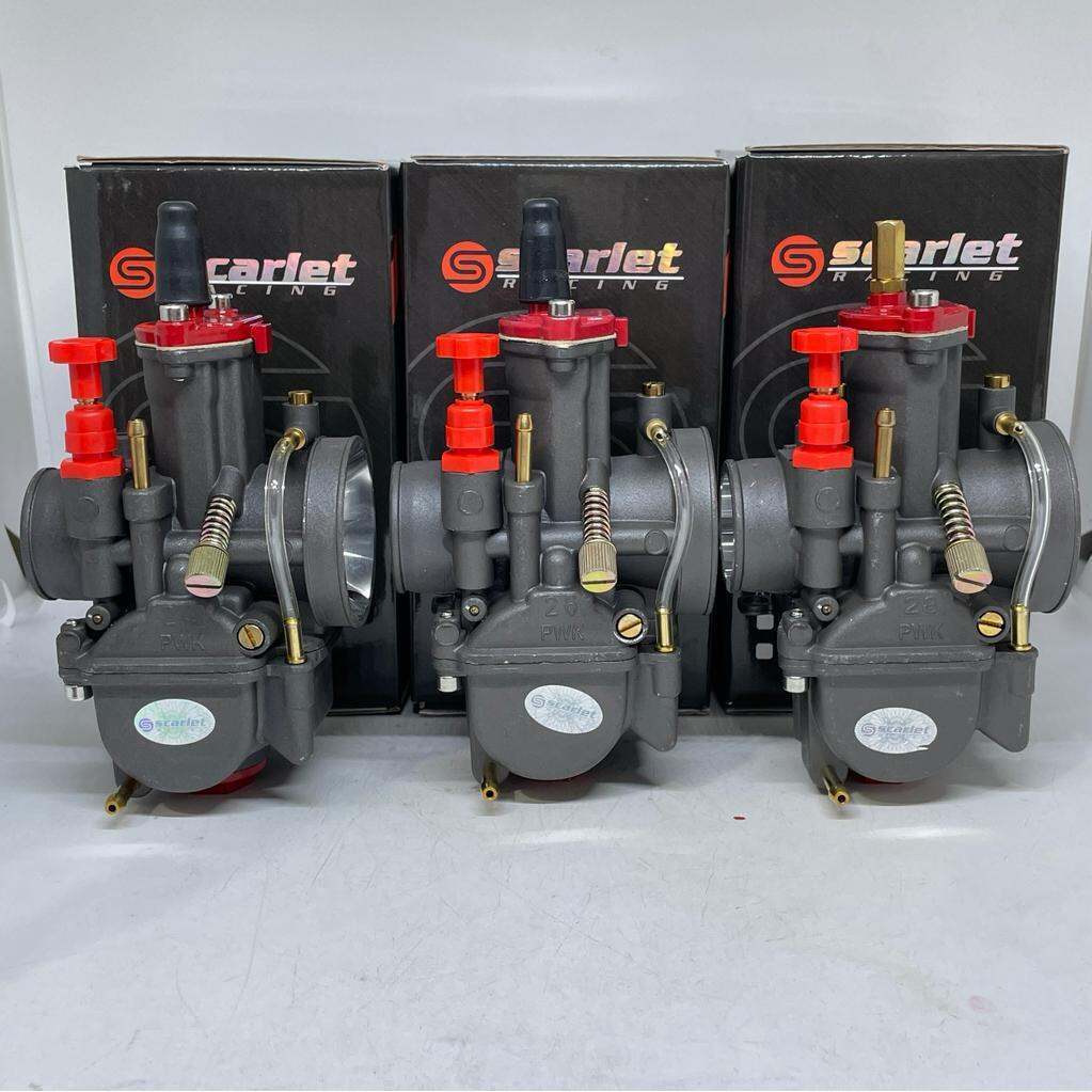 CARBU SCARLET PWK 24 PWK 26 PWK 28 PWK 30 PWK 32 PWK 34 KARBURATOR SKEP KUNINGAN BONUS PJ MJ