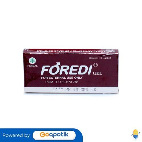 Foredi Gel Sachet Isi 3 Pcs