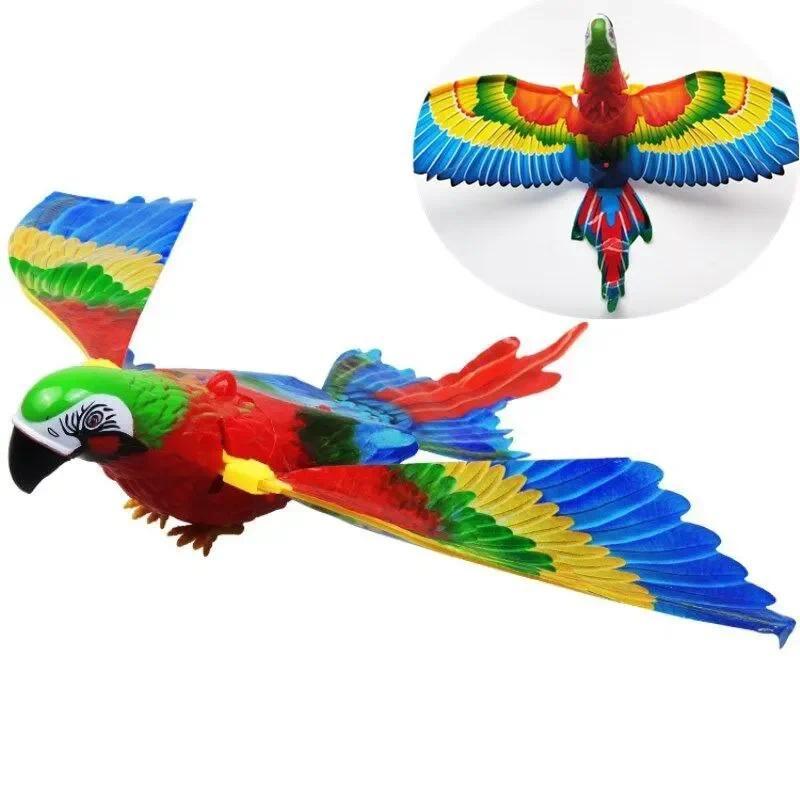 Electric Parrot Hanging Wire Circling Parrot Bird Cat Toy Funny Self-hey  Automatic Scratch Cat Stic