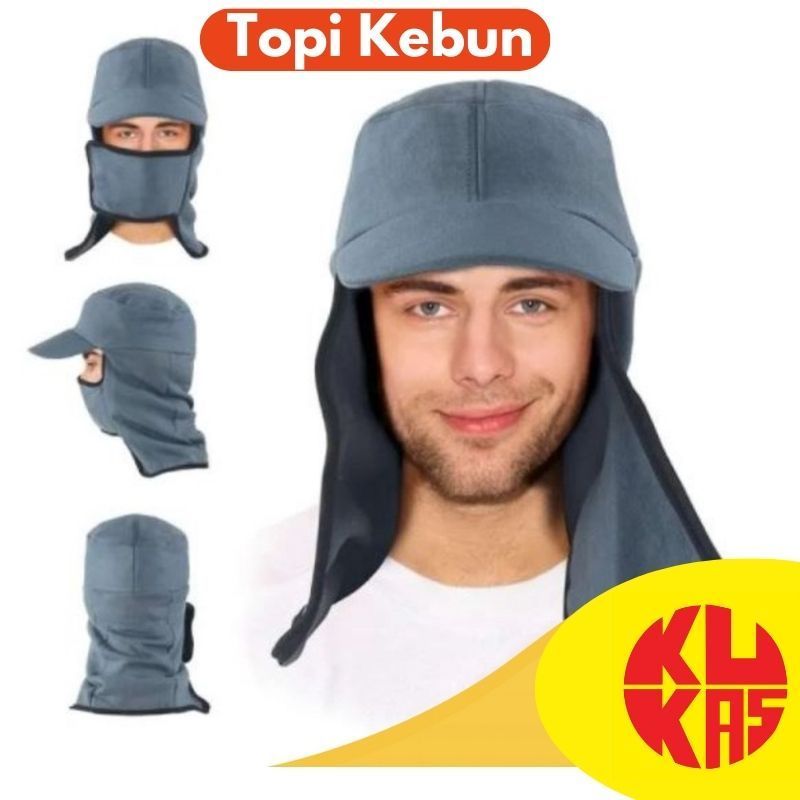 TOPI KEBUN ANTI PANAS  TOPI JEPANG ANTI PANAS TOPI MANCING PRIA ANTI PANAS TOPI SAWAH PETANI - Casqu
