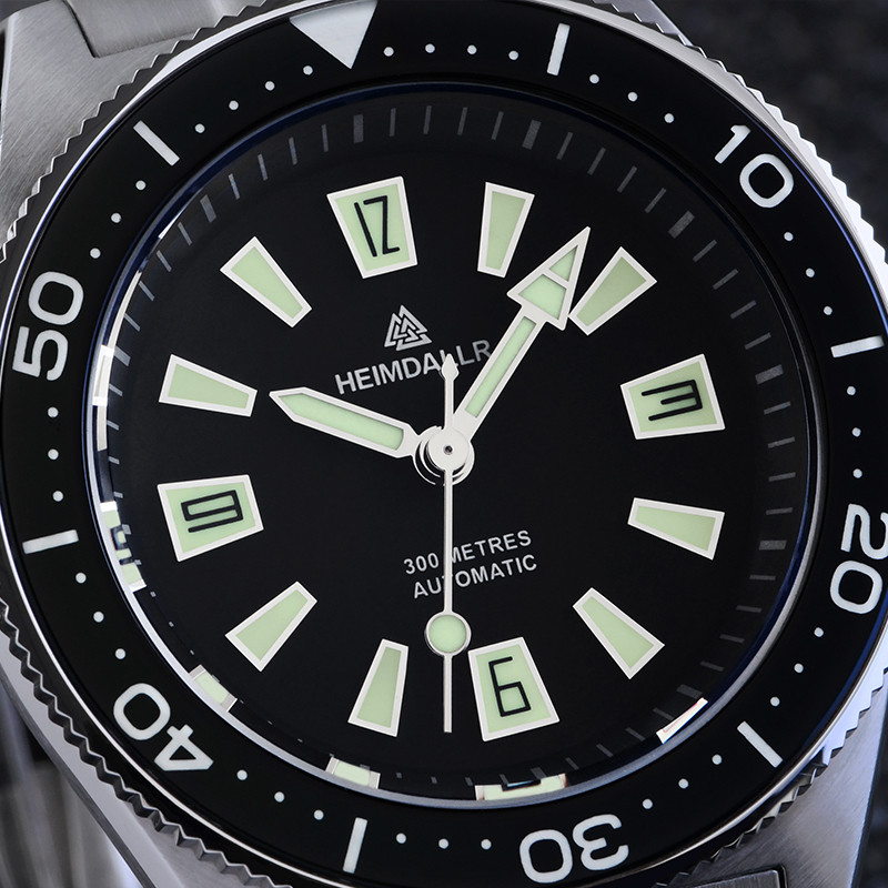 Heimdallr Top Dive Watch NH35A Automatic Movement Sapphire Glass C3 Luminous 20Bar Waterproof Retro 