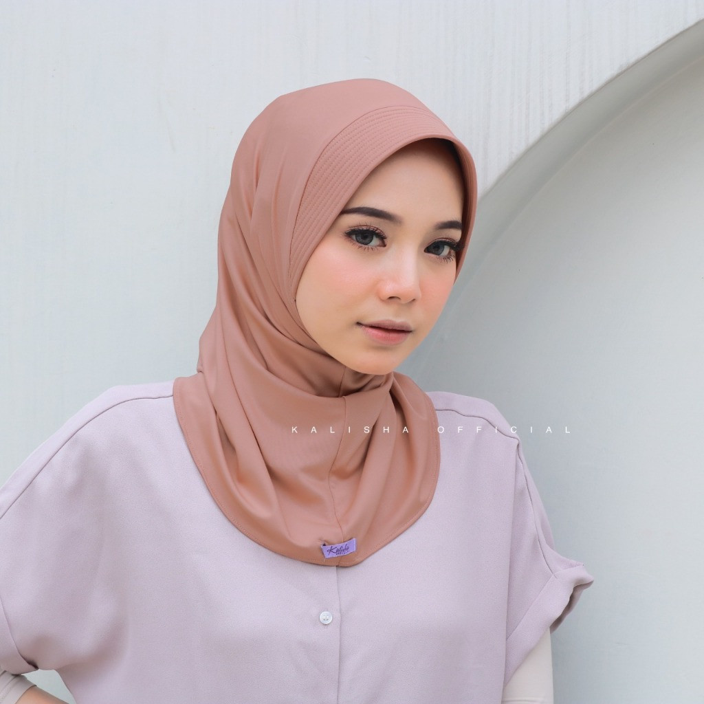 Kalisha - Hiajb Adiba Sport Pendek Bergo Hamidah Kerudung Sporty Jersey Premium jilbab Instan Ukuran