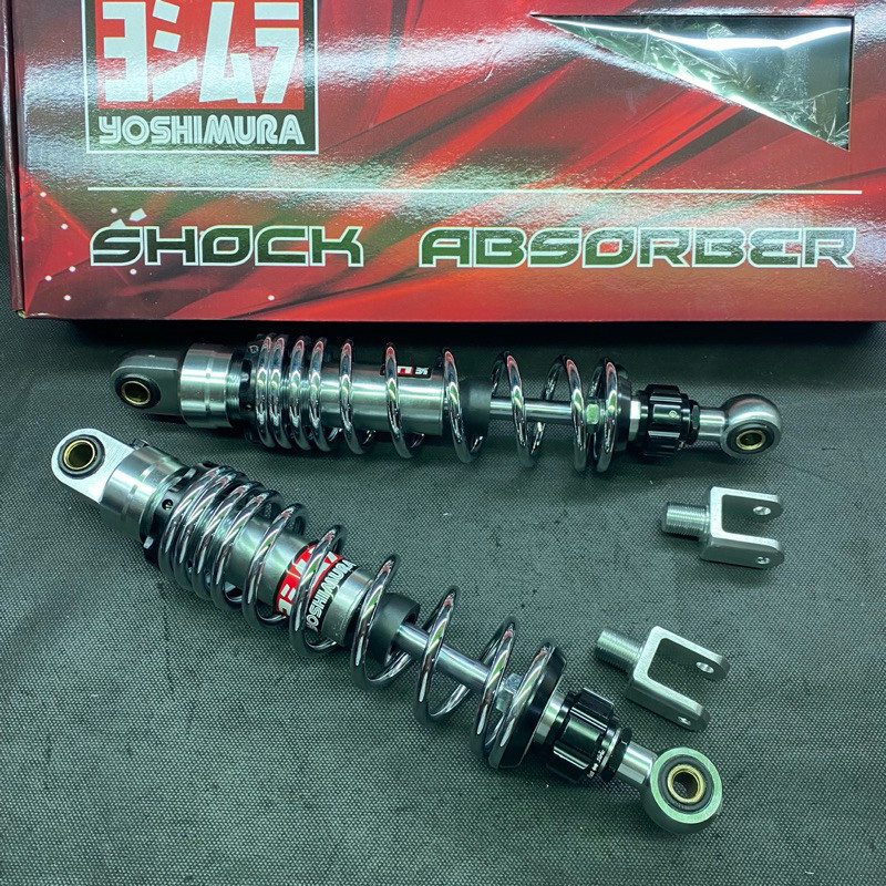 Shock Yoshimura R13 CRUM SERIES Double Shock Plus ANTING Matic Bebek 285mm 310mm 340mm Shockbreaker 