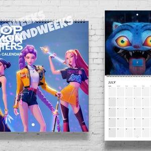 Kpop Calendar | 2026 Calendar | Kpop Gift | Gift for Daughter